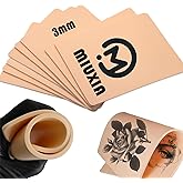 3mm Tattoo Fake Skin - MIUXIA 10pcs Tattoo Skin Practice 7.4x5.6" 3mm Thick Tattoo Practice Skin Soft Silicone Fake Skin Tatt