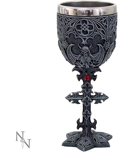 YEN- Gobelet à Vin Nordique En Résine Et Acier Inoxydable, Unique Et