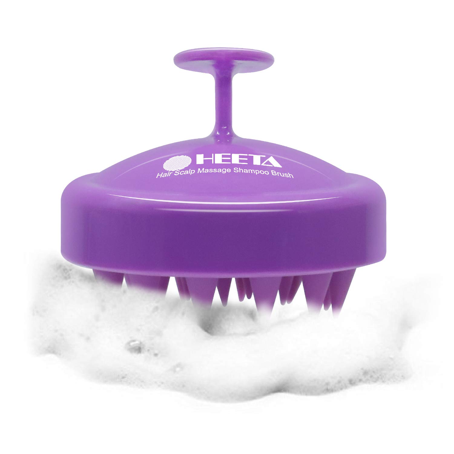 Hair Scalp Massager, Heeta Shampoo Brush with Soft Silicone Head Massager (Black) : Beauty