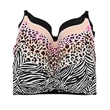 Youmita 6 Pack Leopard D, DD and DDD Cup Bras
