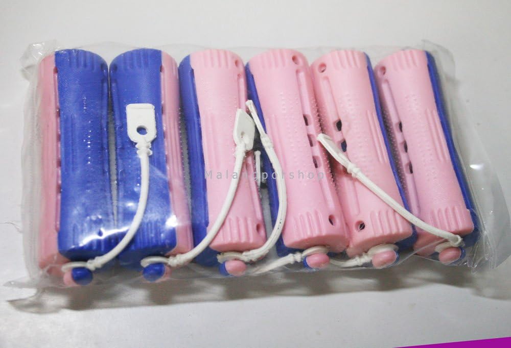 6 Professional Perming Rods Hair Tools Sizes 2.4 cm Curling Hairdressing Perm