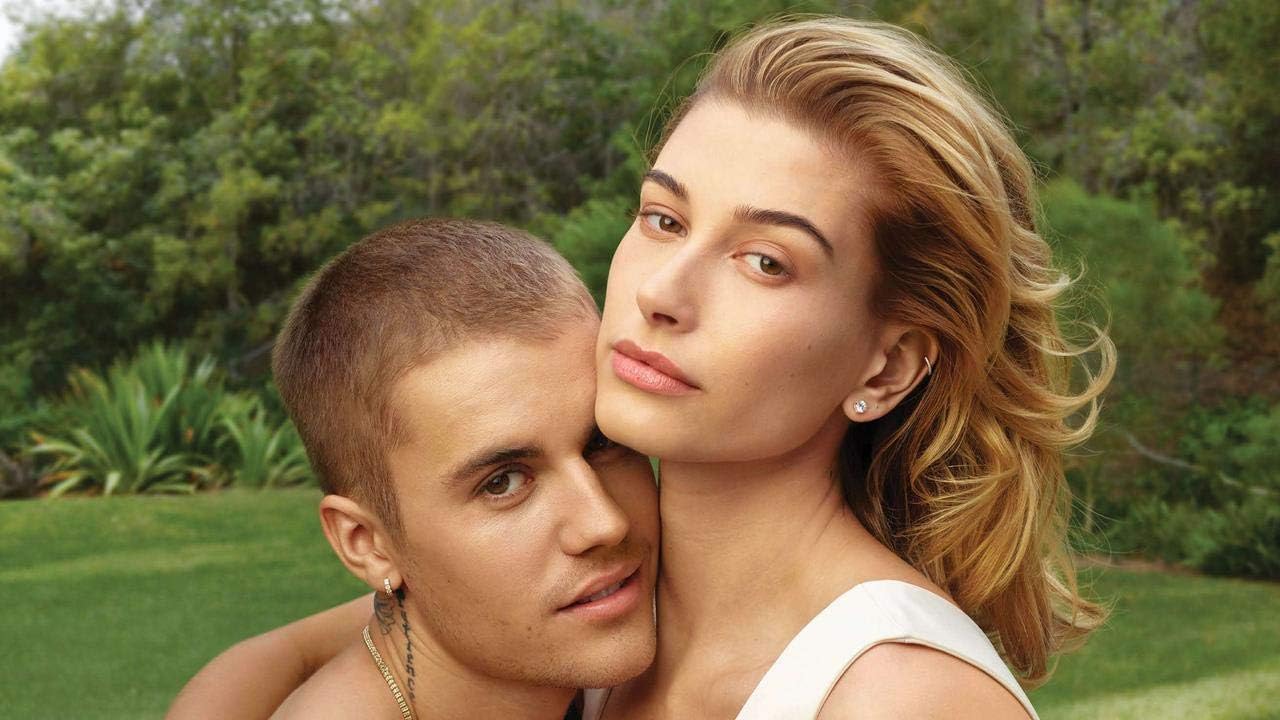Strange Posters Hailey Rhode Bieber American Model Media and Television Personality Justin Bieber Multicolor 12 x 18 Inch Poster SPHR326