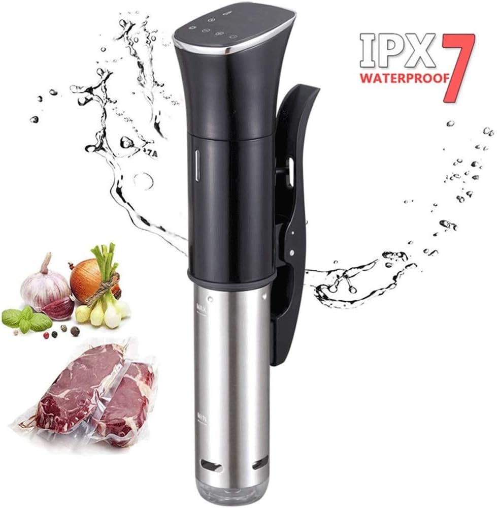 ZYK Sous Vide Cookers, 1800 Watts Stainless Steel Precise cooker, Thermal Immersion Circulator with Recipe, Digital Interface, Temperature and Timer for Kitchen