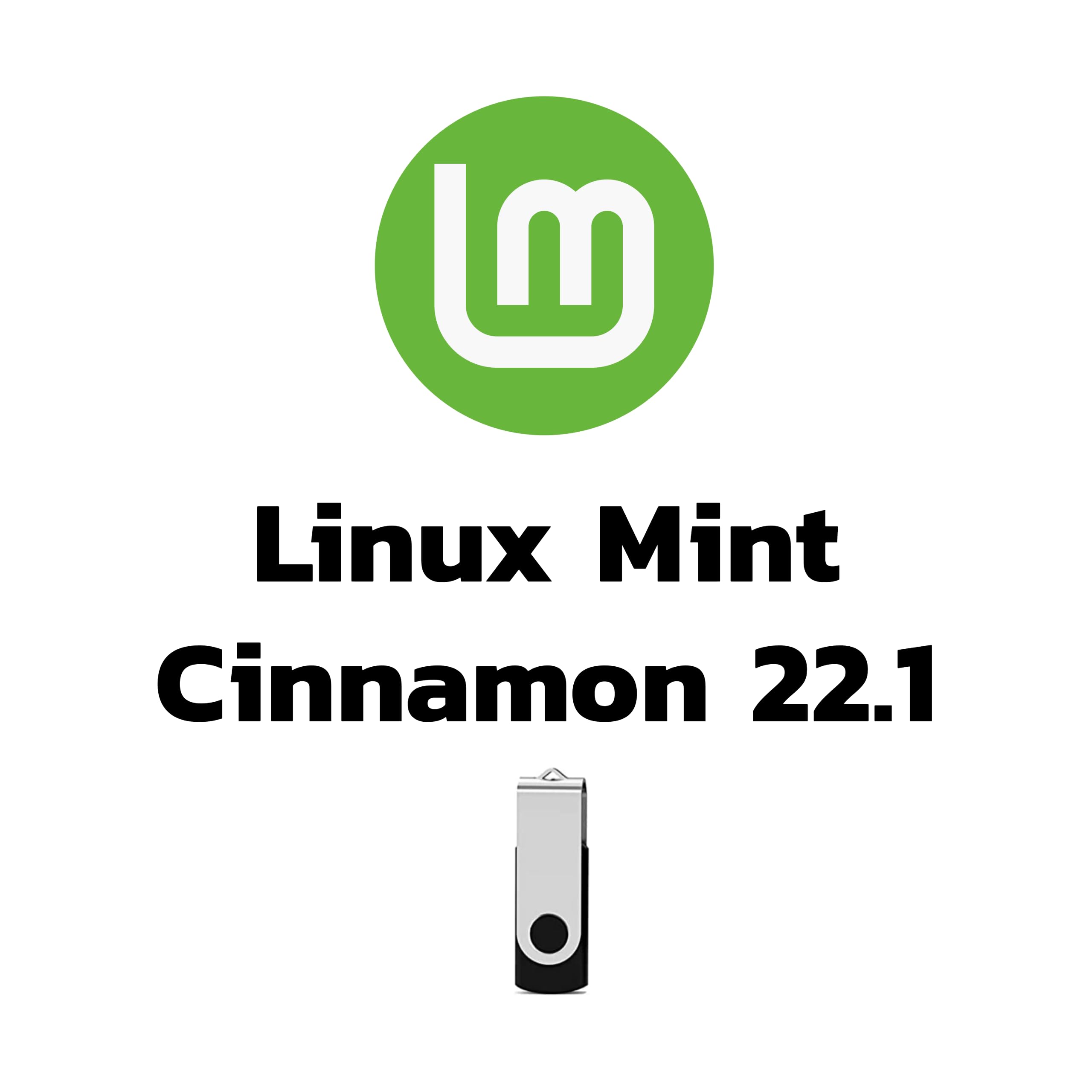 Beamo Linux Mint Cinnamon 22.1 (Most Recent Version) 64-bit Bootable USB Flash Drive, Live USB for Installing and Repairing Linux Mint