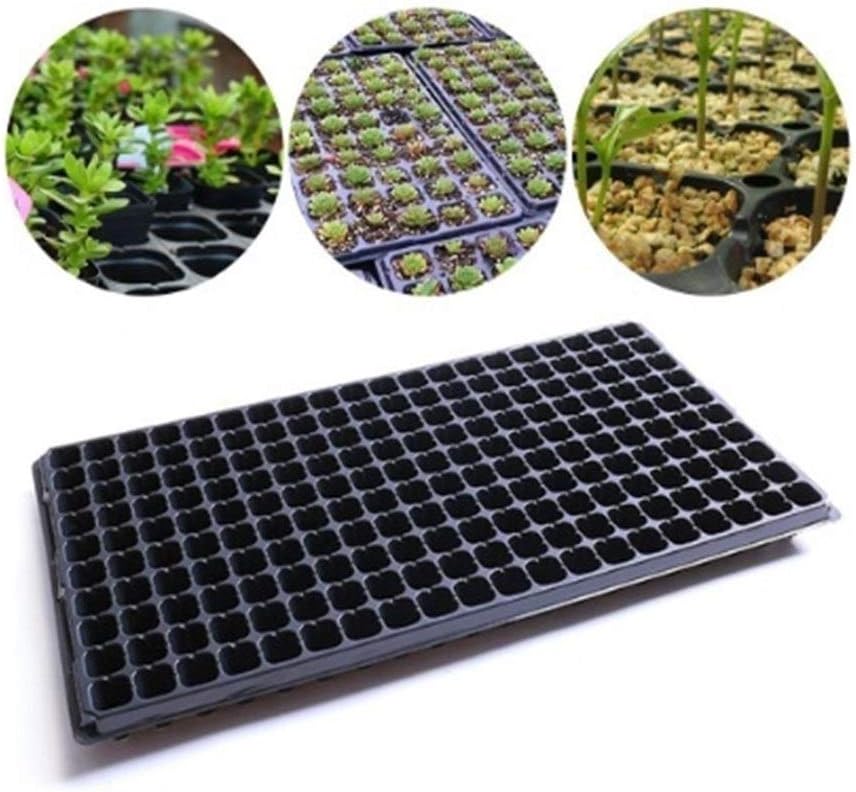 YSJ LTD Seed Starter Tray, 5PCS Multi-Function Storage 200 Slots Cell Plant Grow Organic Nursery Pots Garden Plant Propagation Planting Seedings Seedling Tray, For Planting Seedlings, Propagation, Ger