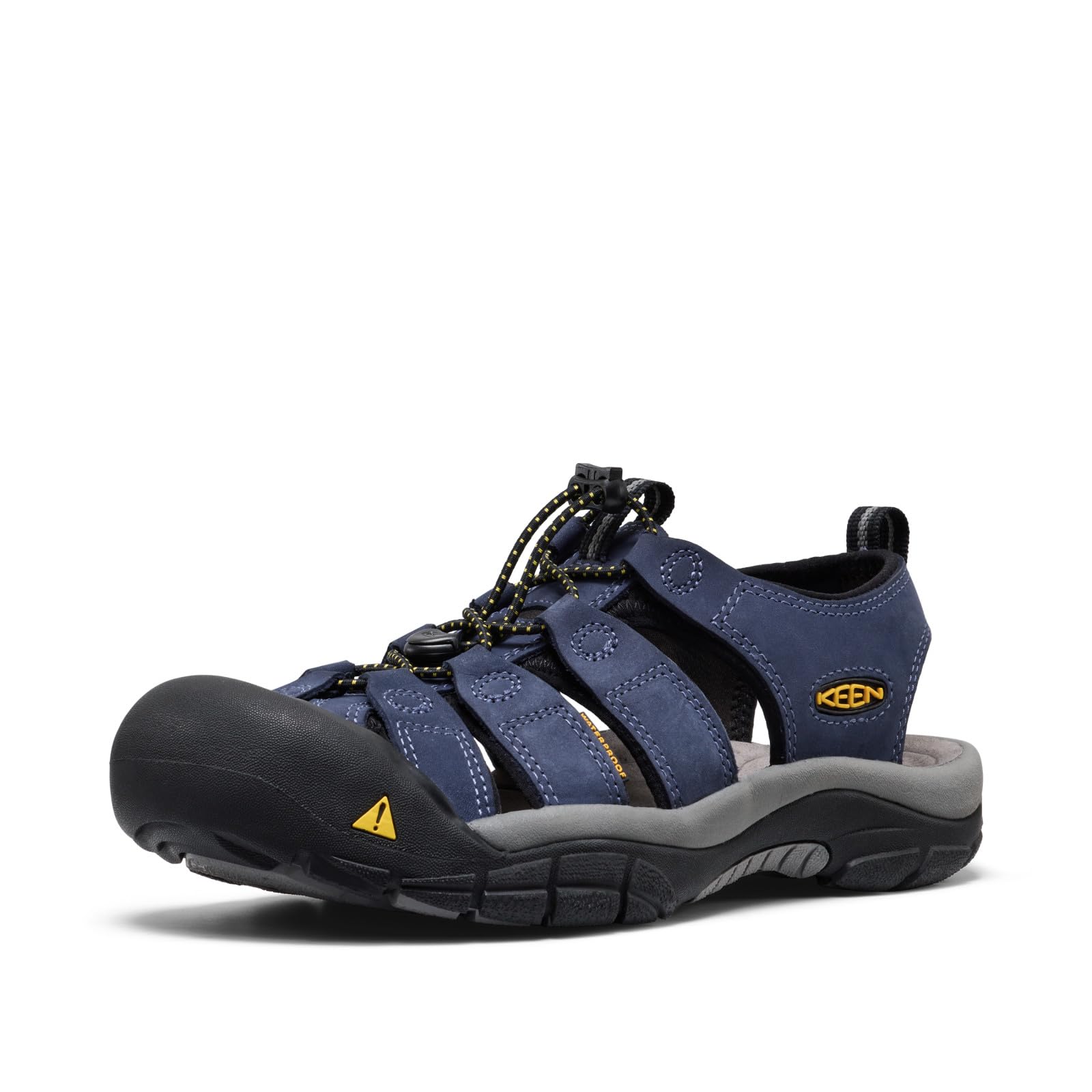 KEEN Men's Newport Closed Toe Comfortable Durable Leather Water Sandals, Naval Academy, 17 Image