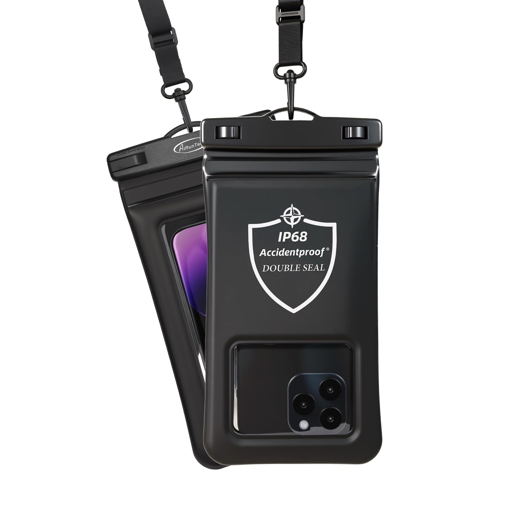 Photo 1 of AiRunTech Large Waterproof Phone Pouch, River Lake Essential Accessories Protector iPhone Passport Money,Kayaking Boating Canoe Paddle Board Must Haves