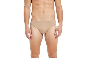 SPOFOR Dance Belt Men Full Seat Bulge Hiding Brief for Ballet and Cosplay, Male Dancewear