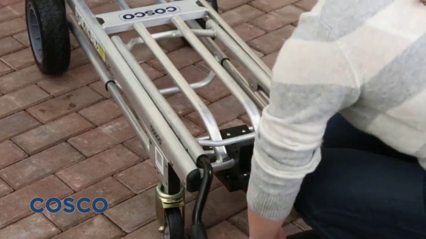 Cosco-3-in-1-Aluminum-Hand-TruckAssisted-Hand-TruckCart-w-flat-free-wheels