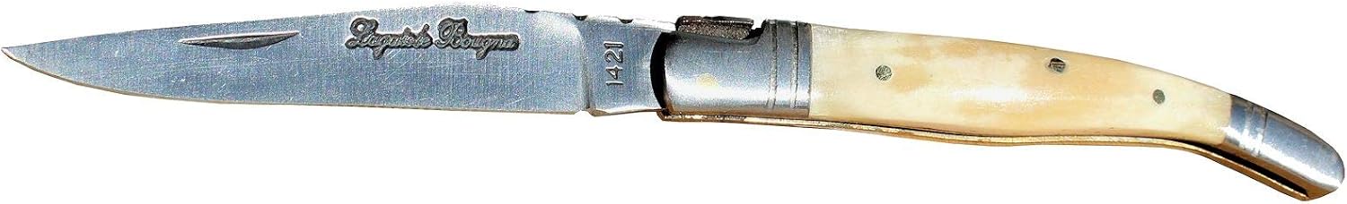 coltello con manico in osso