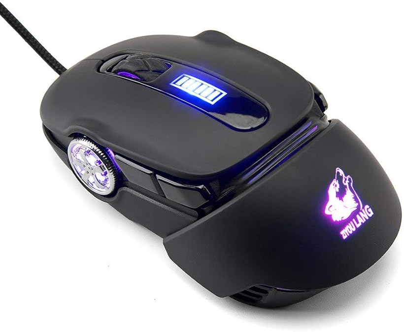 elecfan Computer Mouse for Gaming, Mechanical Gaming Mouse RGB