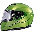 LS2 Helmets Unisex Adult Full Face Helmet (Fallout Green, X-Large)