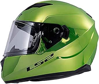 LS2 Helmets Unisex Adult Full Face Helmet (Fallout Green, X-Large)