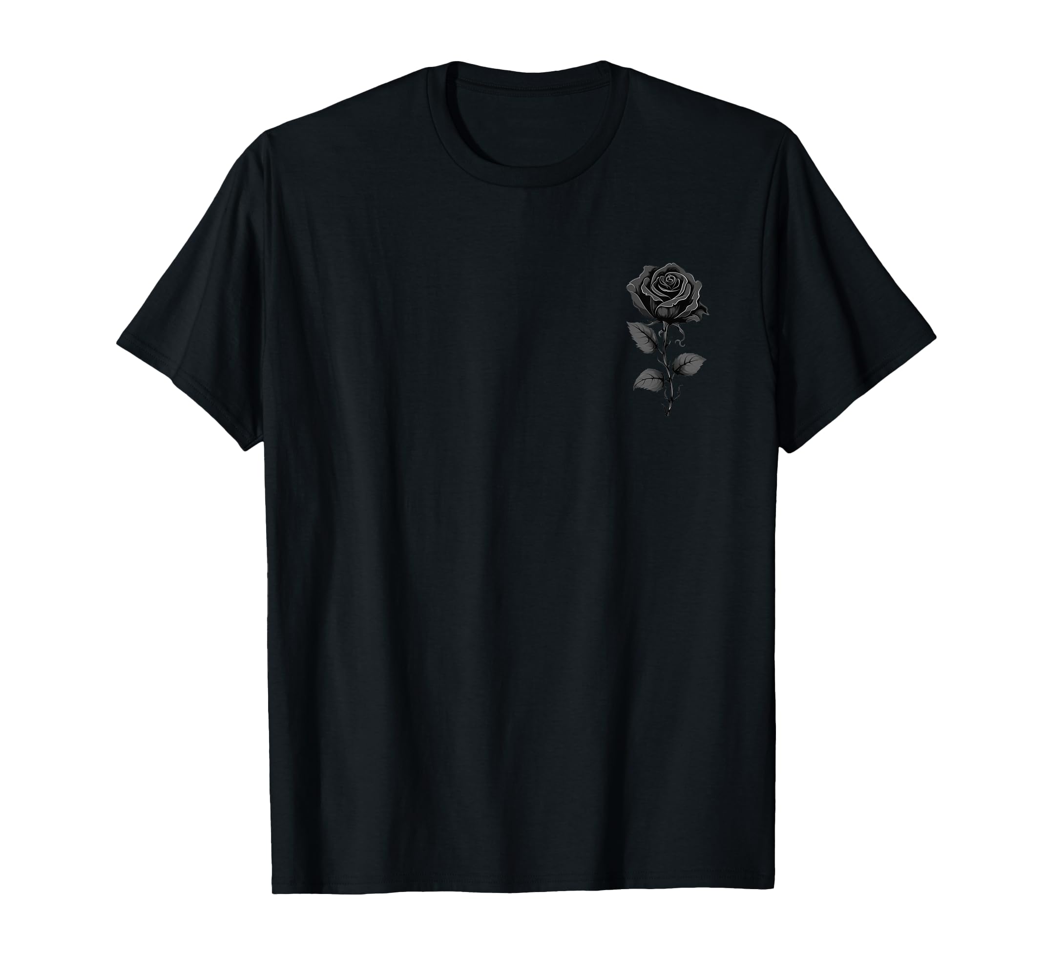 Photo 1 of 199 Flowers Black Rose Graphic T-Shirt, Small