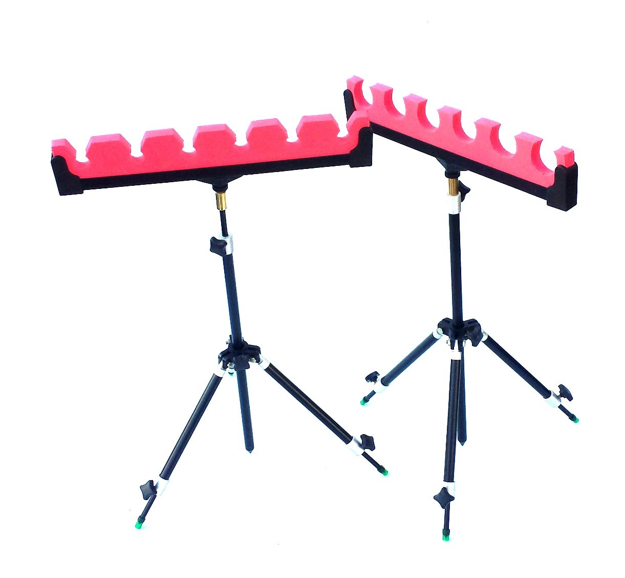 Fishing Tripods With Fixed Front and Rear Pole Roost (keeping your