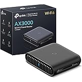TP-Link Dual-Band Wi-Fi 6 AX3000 Travel Router TL-WR3002X | Multi-Gig Portable | OpenVPN, WireGuard | Easy Public WiFi Sharin