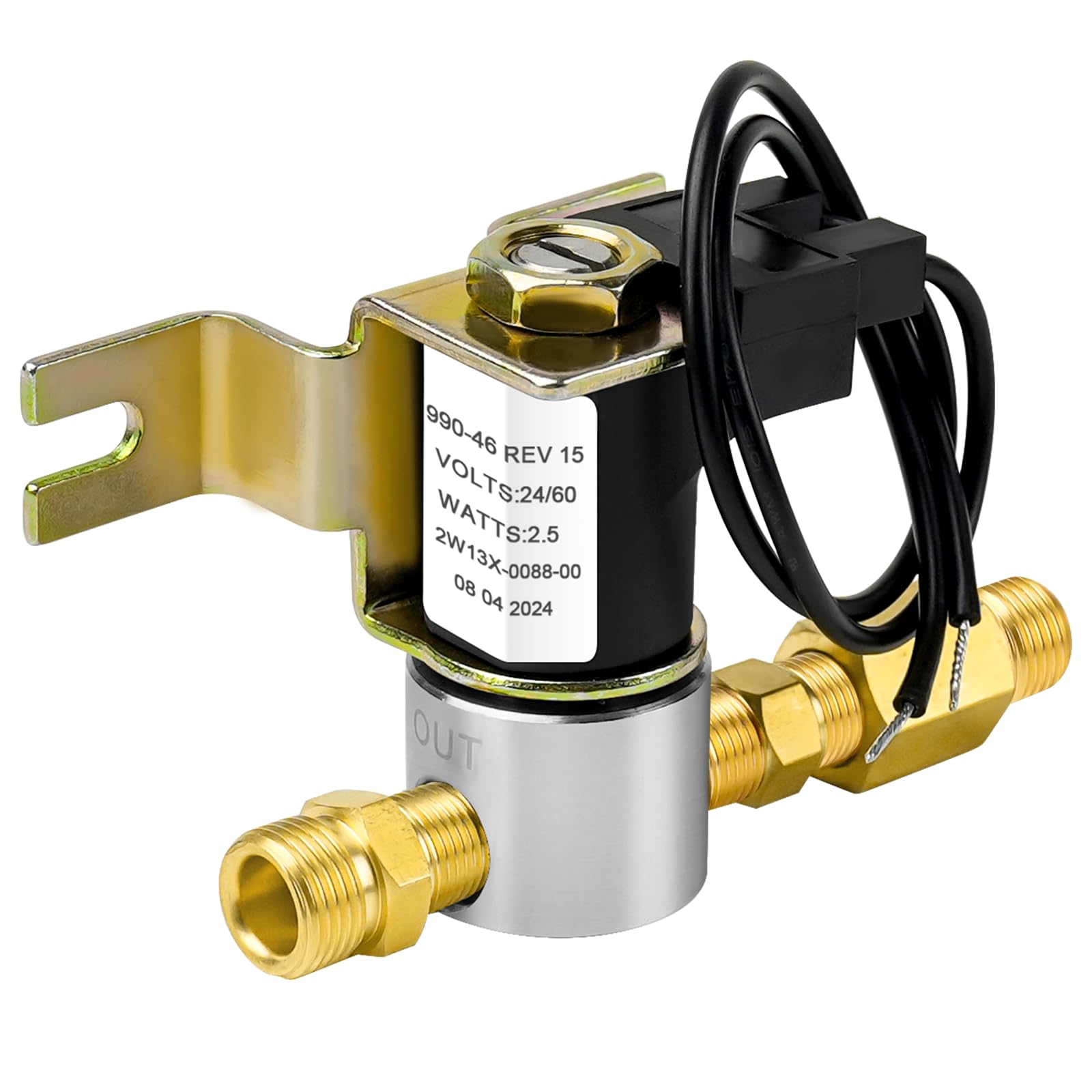 Photo 1 of ?UPGRADE?990-53 Humidifier Solenoid Valve Assembly, 24 Volt Humidifiers Water Valve Fit for GeneralAire Humidifier 1042 1042L 1042LH 1137 Universal Solenoid Valves Replacement Humidifiers by Cenipar