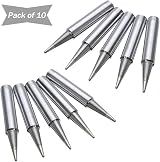Saipor 10pcs 900M Lead Free Soldering Tip for Hakko TENMA ATTEN Quick Aoyue view 5