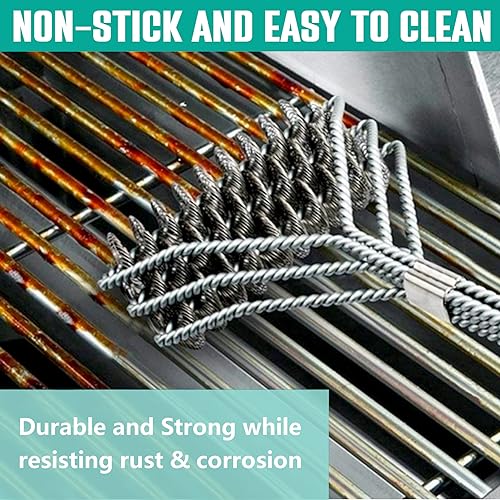 Unidanho 17 Inches Cooking Grates for Nexgrill 720-0830H Replacement Parts 720-0783E 720-0783C 720-0888 4 Burner Gas Grill Grate Stainless Steel Cooking Grids