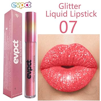 Amazoncom 15 Colors Glitter Lipgloss Makeup Waterproof