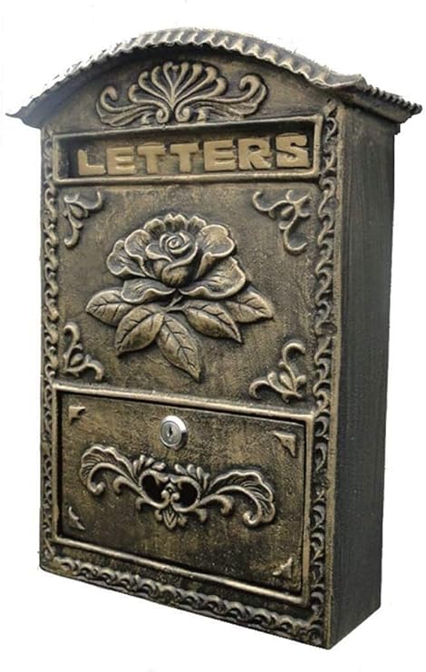 Amazon Co Jp 郵便受け ポストボックス壁防水欧州のメールボックスのメールボックスアイアンメールボックスファッションポストボックスをマウント 郵便ポスト ホーム キッチン