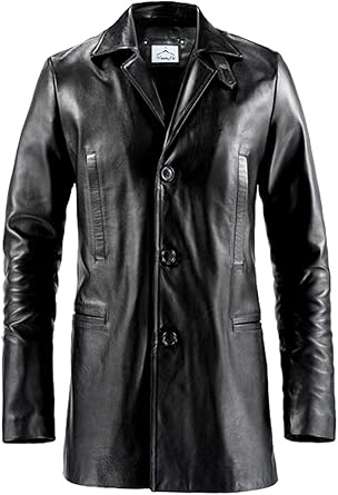 genuine leather trench coats