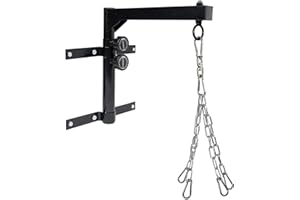 Yes4All Wall Mount Heavy Bag Hanger with Heavy Bag Chain (Optional)