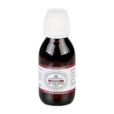 The Blessed Seed Strong Black Seed Oil - 100 Milliliter - 100 Percent Pure, Slow Cold Pressed Liquid, Premium Anti Oxidant and Health Supplement