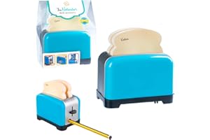 Gifts for Readers & Writers Desktop Organiser with Sharpener | Sticky Notes Holder | Pen Pot with Magnetic Section | Novelty Notepad Dispenser | Note Pad Stationery Gift Idea for School & Office Desk