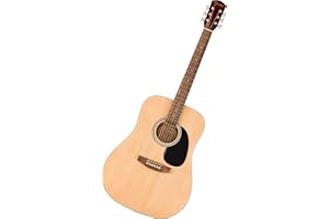 Fender FA-25 Dreadnought Acoustic Guitar, Beginner Guitar, with 2-Year Warranty, Includes Free Lessons, Natural