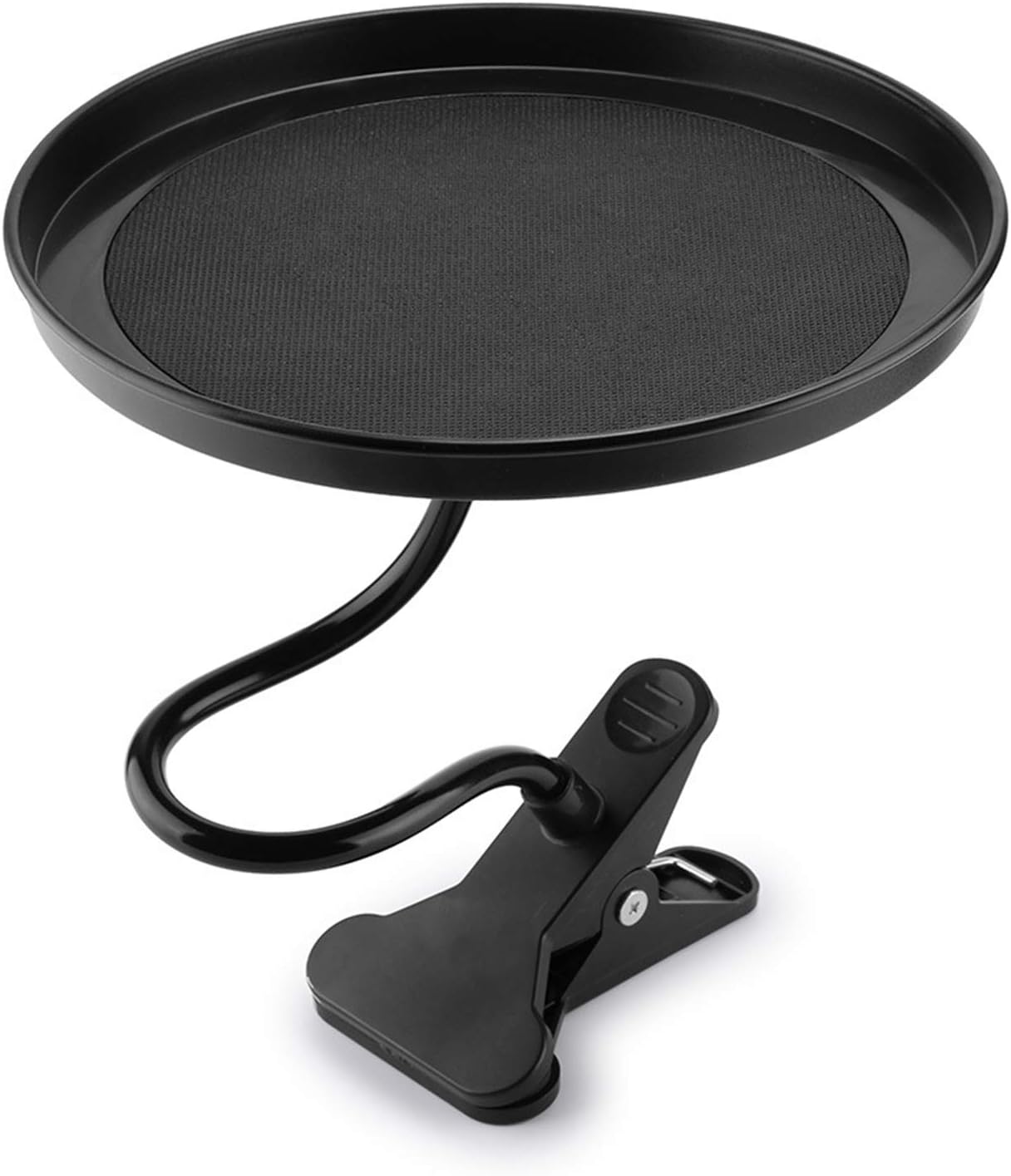 VELIHOME Food Serving Trays for Car, 360° Swivel Adjustable Folding Dining Table Seat Organizer Cup Holder Drink Snacks Storage Tray for Drive