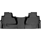 SMARTLINER Floor-Mats 2nd Row Liner for Crew Cab for 2014-2018 Chevrolet Silverado 1500