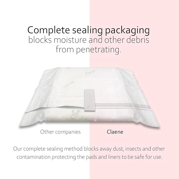 CLAENE ORGANIC COTTON PANTY LINERS, UNSCENTED,THIN, DAILY, BREATHABLE, LIGHT INCONTINENCE, NATURAL PANTYLINERS, MENSTRUAL PADS FOR WOMEN (REGULAR, 50P)