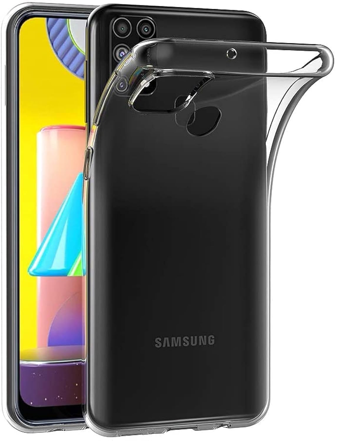 MaiJin Case for Huawei P40 Lite E/Huawei Y7p / Honor 9C (6.39 inch) Soft TPU Rubber Gel Bumper Transparent Back Cover