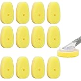 UWSTE 12Packs Dish Wand Sponge Refills for Scrub Daddy Dish Daddy - Replacement Heads for Dish Sponges, Non Scratch Dish Washing Scrubbers, Kitchen Dish Cleaning (Only Refills)