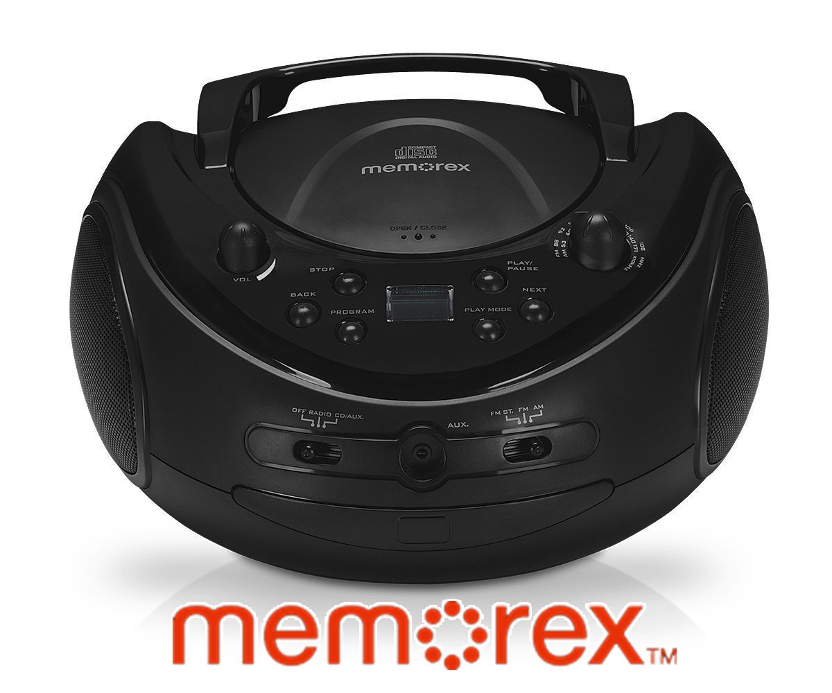 Amazon.com: Memorex CD/AM/FM Stereo Sport Boombox MP3221 Portable with