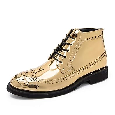 gold dress boots