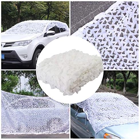 Geng Camouflage Net, Camo Sun Protection Umbrella Fire Protection Net Reinforcement Fabric for Decoration of The Roof of The Garden