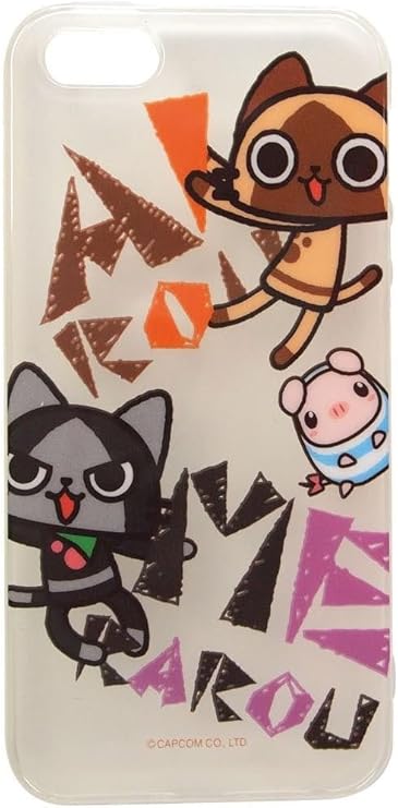 Amazon Co Jp グルマンディーズ Iphone 5 専用 アイルー ブランド キャラクター ジャケット アイルー メラルー Mh 34a 家電 カメラ