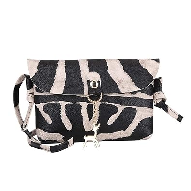 Childplaymate Animal Print Deer Small Women Messenger Bag Leather Shoulder Crossbody Bags