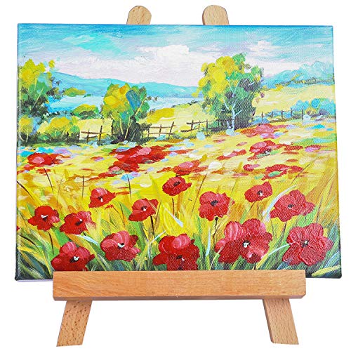 10¼" Tall Tabletop Easel - ATWORTH Small Wood Easel Painting Display Easel A-Frame