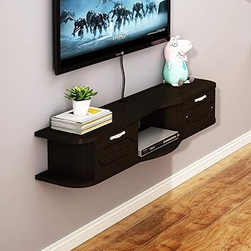 Mueble TV de Pared Estante de la Pared Estante Flotante Router de ...