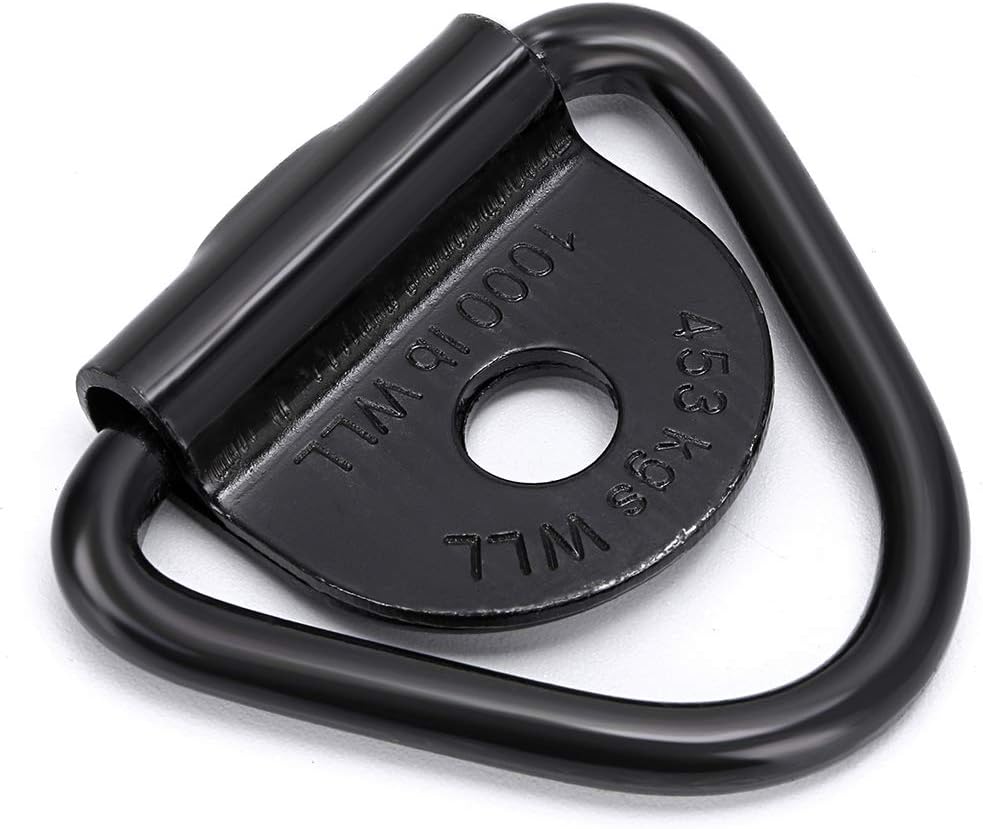 Sumnacon V Ring Tie Down Cargo Lashing Rings Trailer Anchor Piont load Anchor for Trailers Trucks Vans Boat Ropes (5Pcs) - Image 5