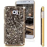 Galaxy S7 Edge Case,Jesiya New Luxury Sparkle Powder 3D Diamond Bling Hard PC Shiny Slim Glitter Case Cover For Samsung Galaxy S7 Edge