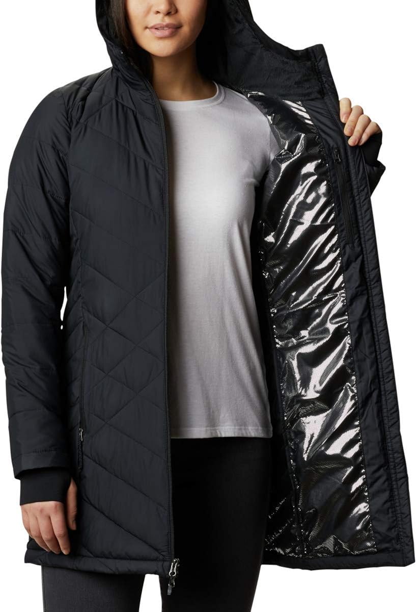 Columbia Womens Heavenly Long Hooded Jacket: Clothing