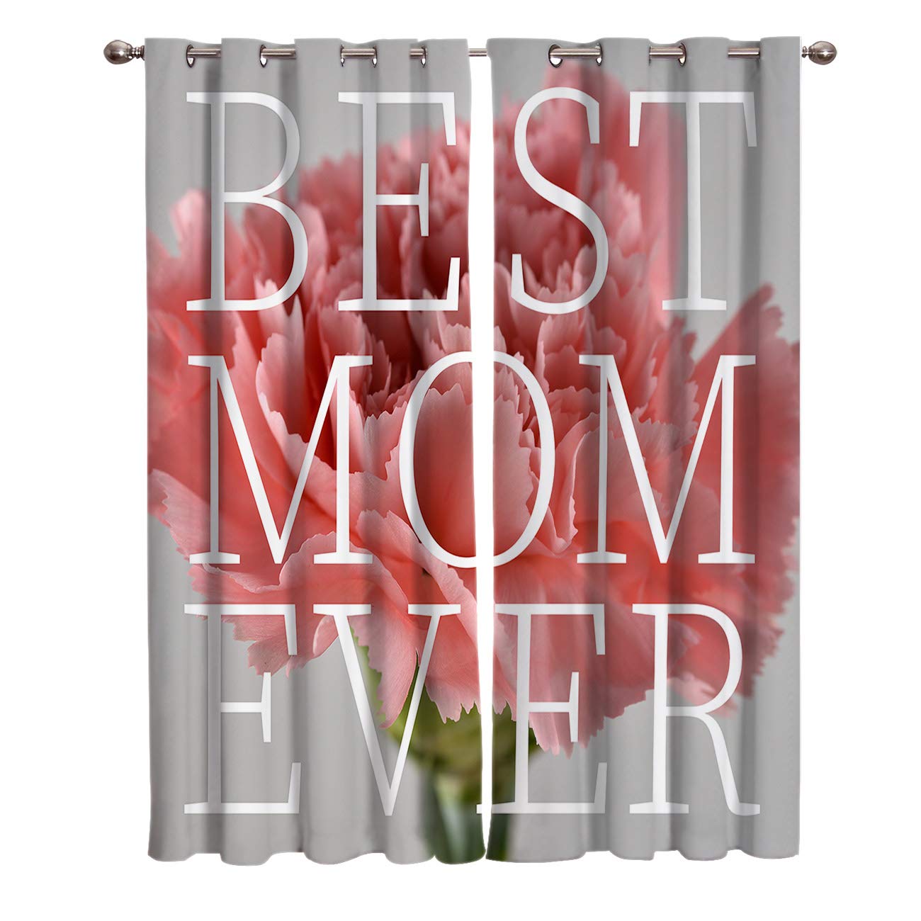 Amazon Com Homecreator Best Mom Ever Pink Carnation Window