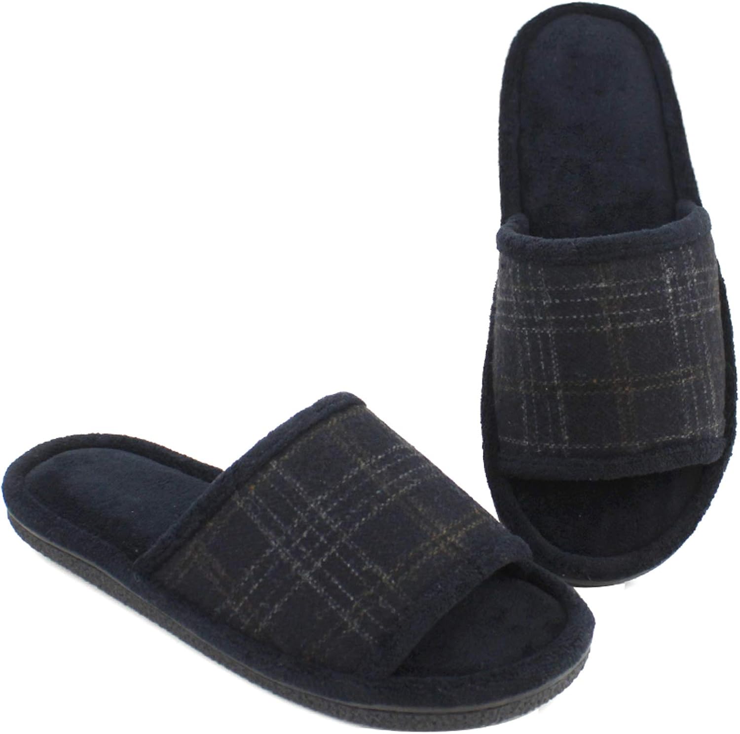 mens toeless slippers