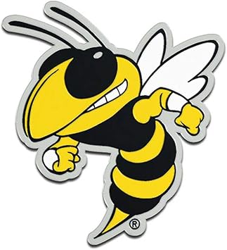 Amazon Stockdale Ncaa ジョージア工科大学 イエロージャケット プレミアムオートエンブレムデカール ハードアクリル 3 X 3 4インチ Stockdale スポーツファングッズ