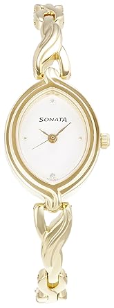 Analog White Dial Women's Watch -NK8109YM01