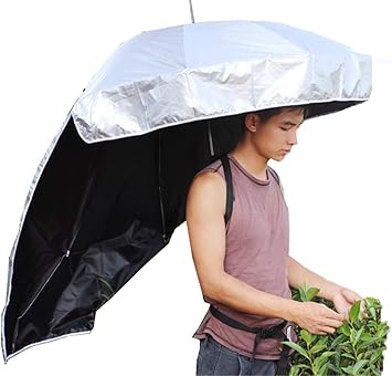 Amazon ベィジャン 農作業かさ 背負う傘 Uvカット 日よけ 日差しカット 両手解放可 農作業 ガーデニング 釣り アウトドア 自転車 折りたたみ 紫外線対策 男女兼用 写真通り Bajian ベィジャン 帽子